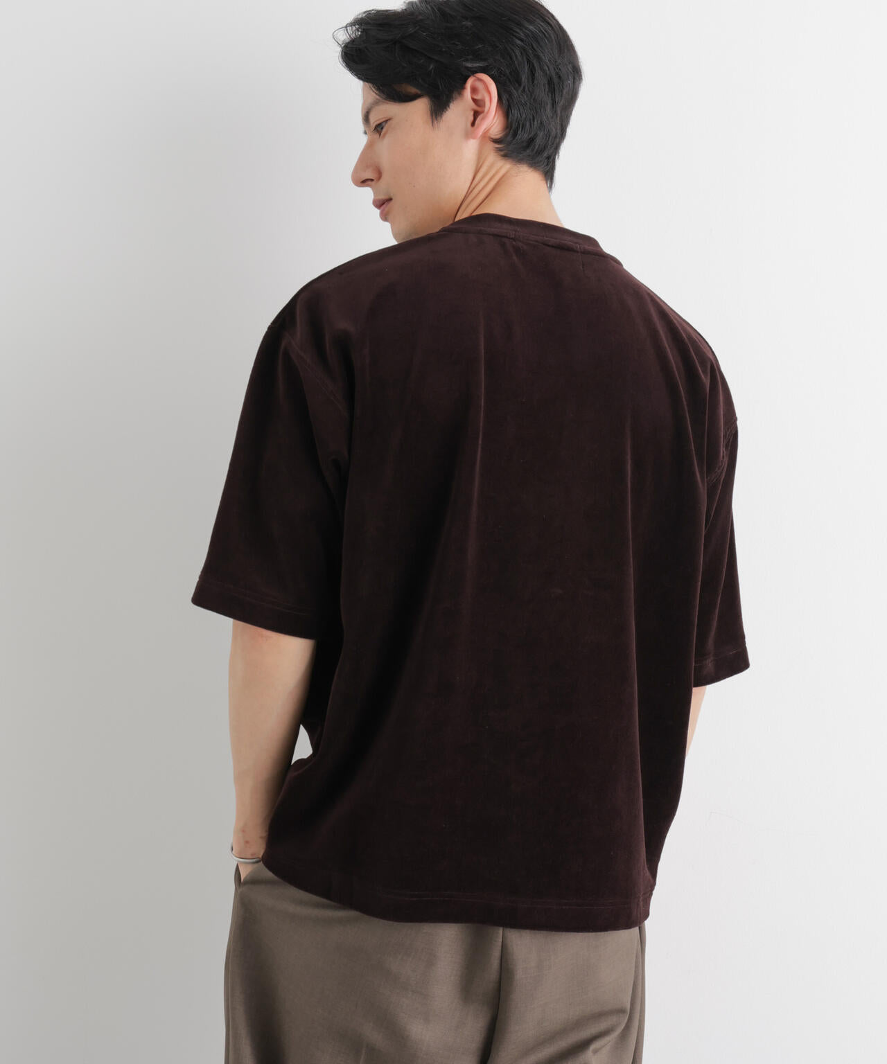 ベロア クルーネック Ｔシャツ 半袖 6686124226