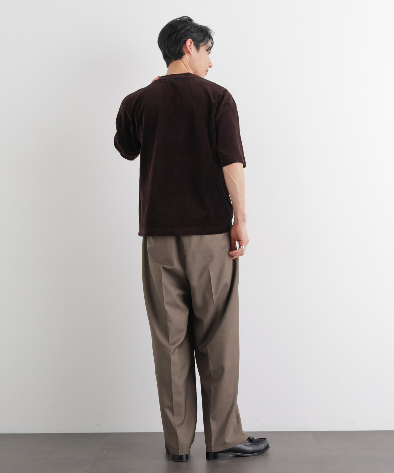 ベロア クルーネック Ｔシャツ 半袖 6686124226
