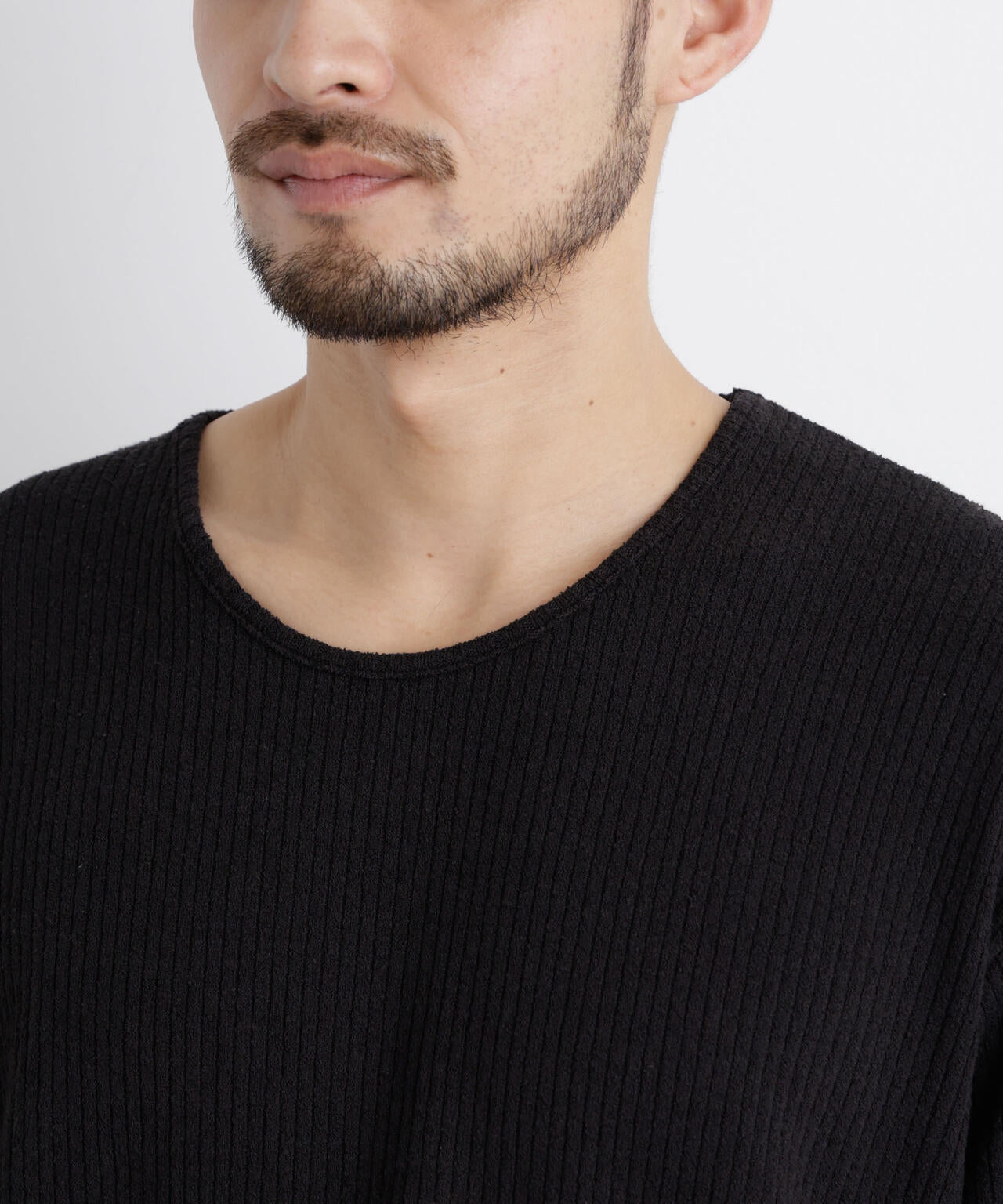 強撚ループヤーン針抜きストレッチ Tシャツ 6686124227