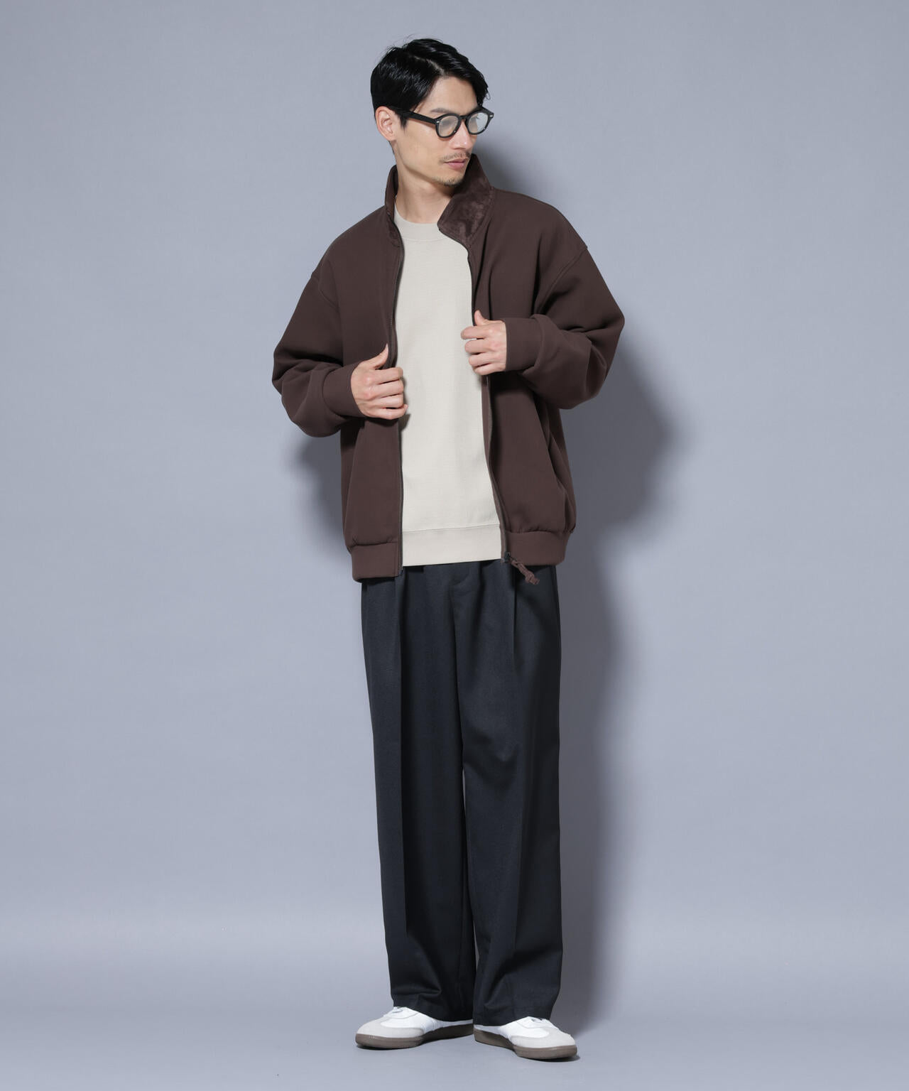 「大人のワイドパンツ」ドライギャバワイドイージースラックス 6686127201