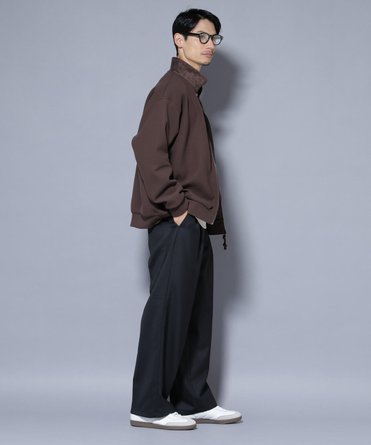 「大人のワイドパンツ」ドライギャバワイドイージースラックス 6686127201