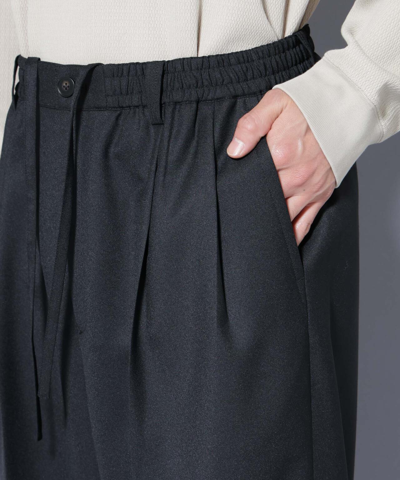 「大人のワイドパンツ」ドライギャバワイドイージースラックス 6686127201