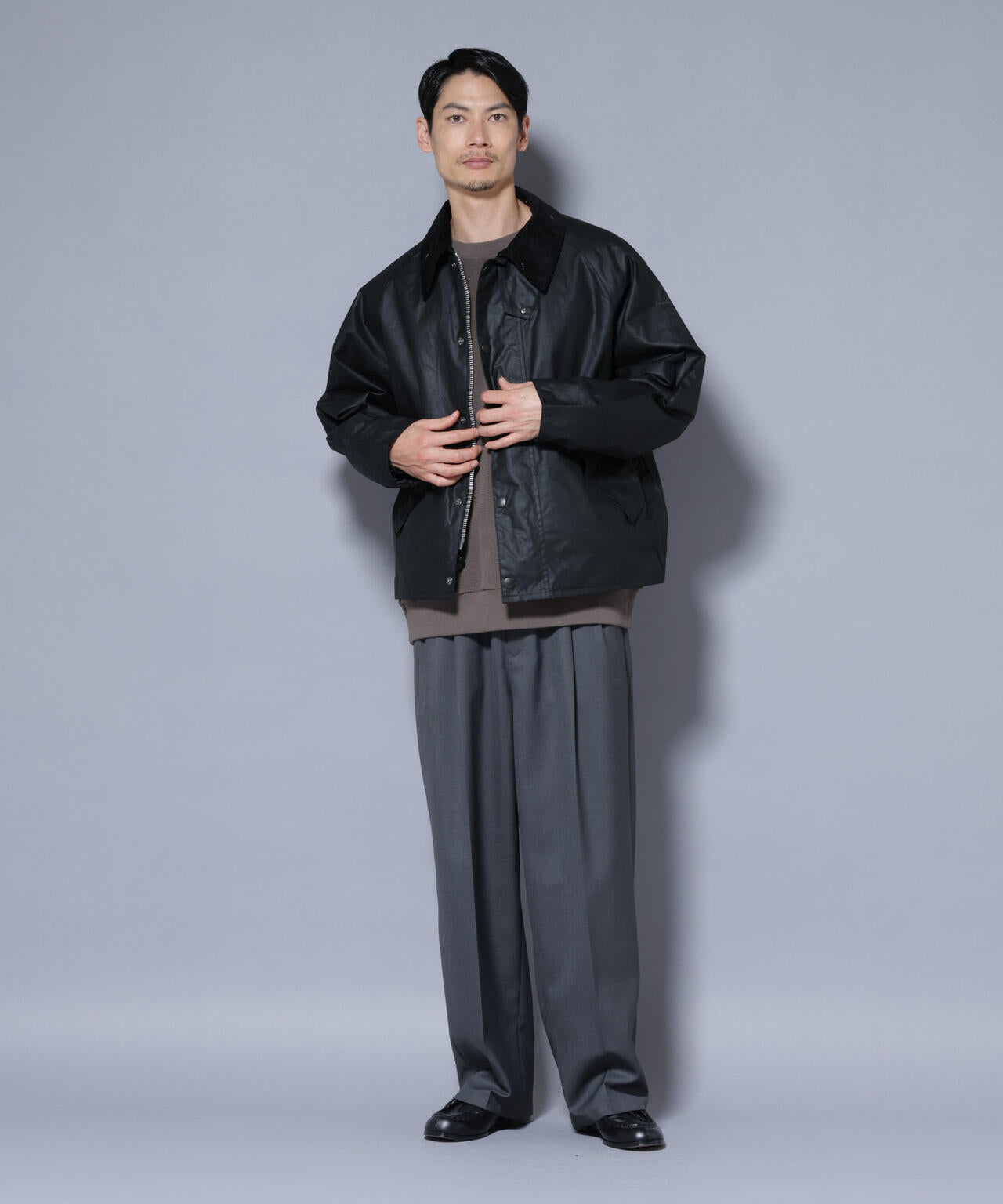 「大人のワイドパンツ」ドライギャバワイドイージースラックス 6686127201