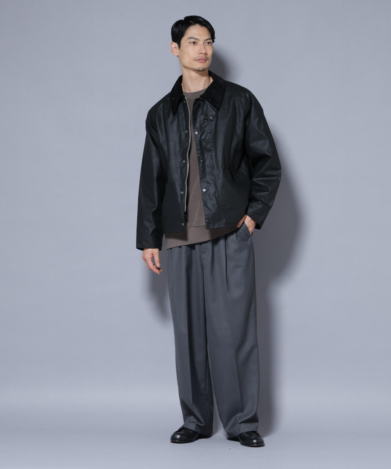 「大人のワイドパンツ」ドライギャバワイドイージースラックス 6686127201