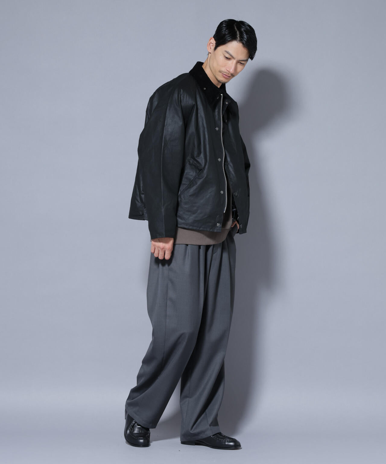 「大人のワイドパンツ」ドライギャバワイドイージースラックス 6686127201