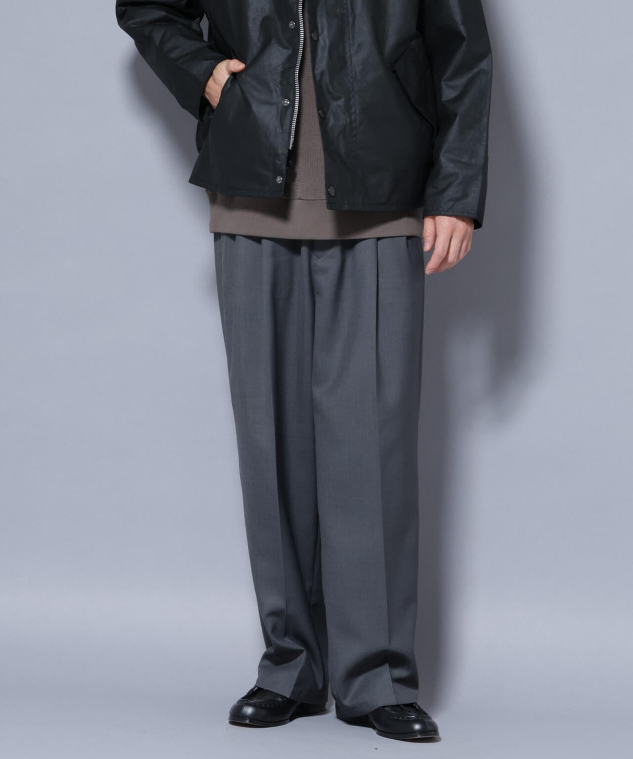 「大人のワイドパンツ」ドライギャバワイドイージースラックス 6686127201