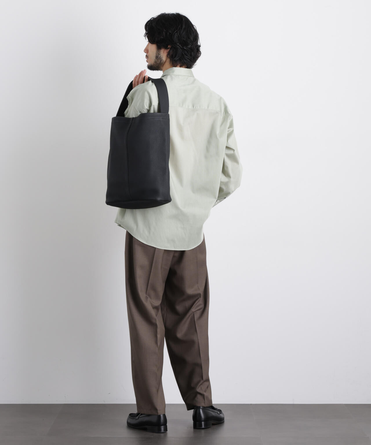 「大人のワイドパンツ」ドライギャバワイドイージースラックス 6686127201