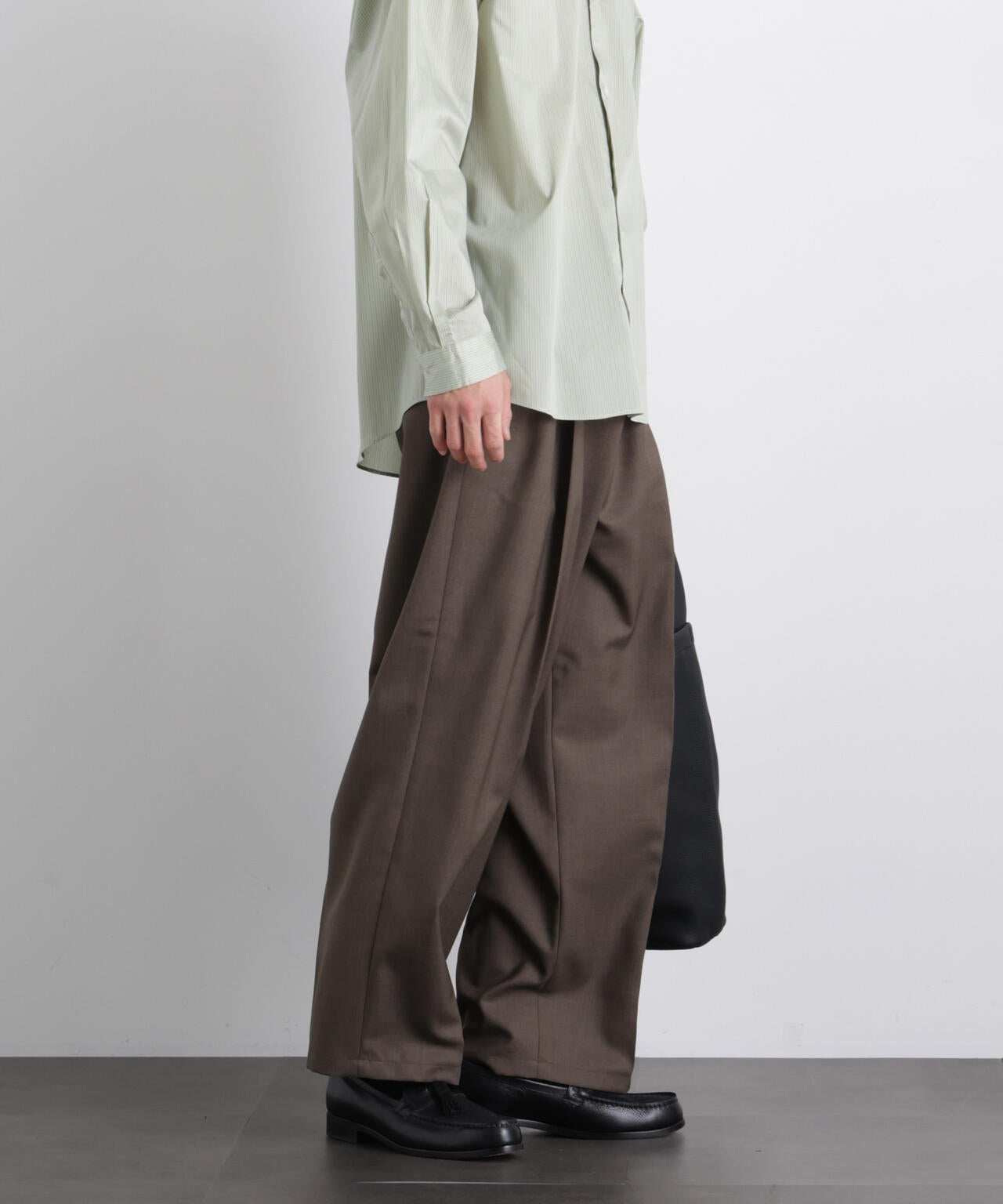 「大人のワイドパンツ」ドライギャバワイドイージースラックス 6686127201