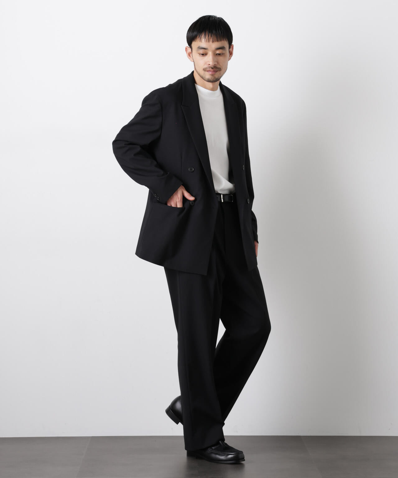 Reflax(R)オックスストレートパンツ（セットアップ可) 6686127203