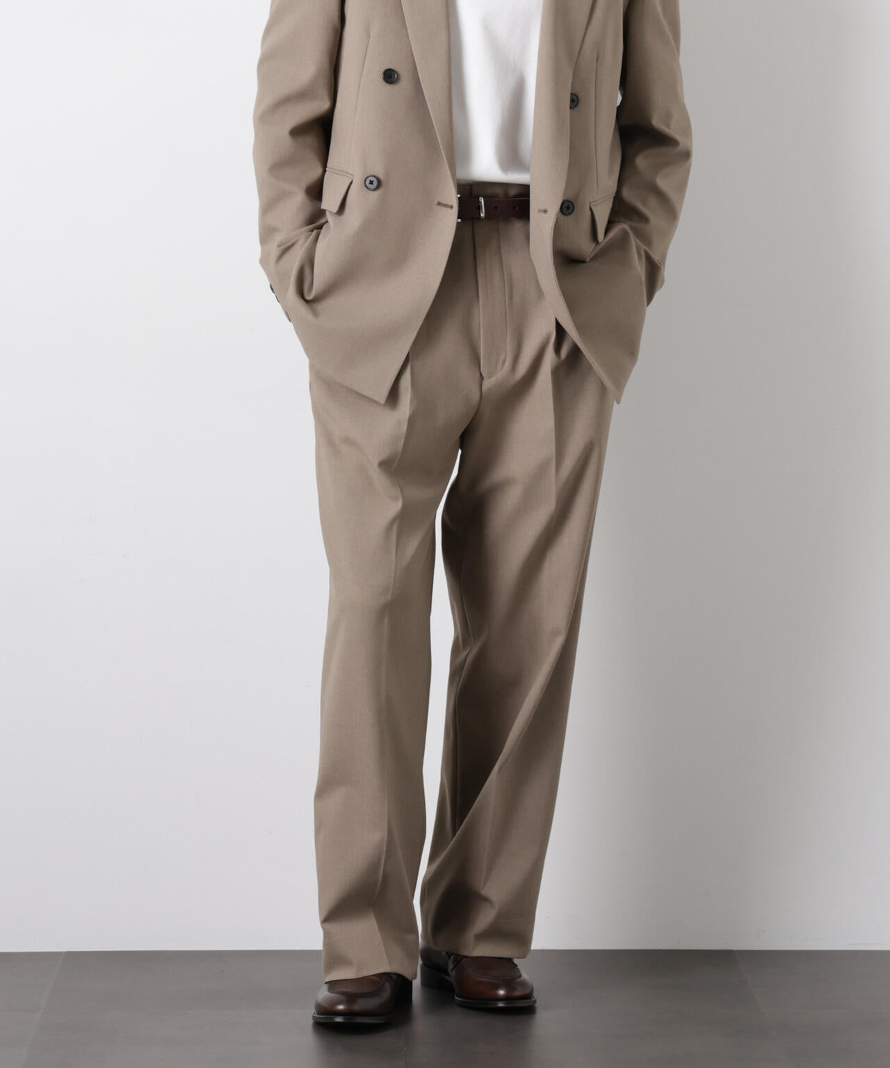 Reflax(R)オックスストレートパンツ（セットアップ可)