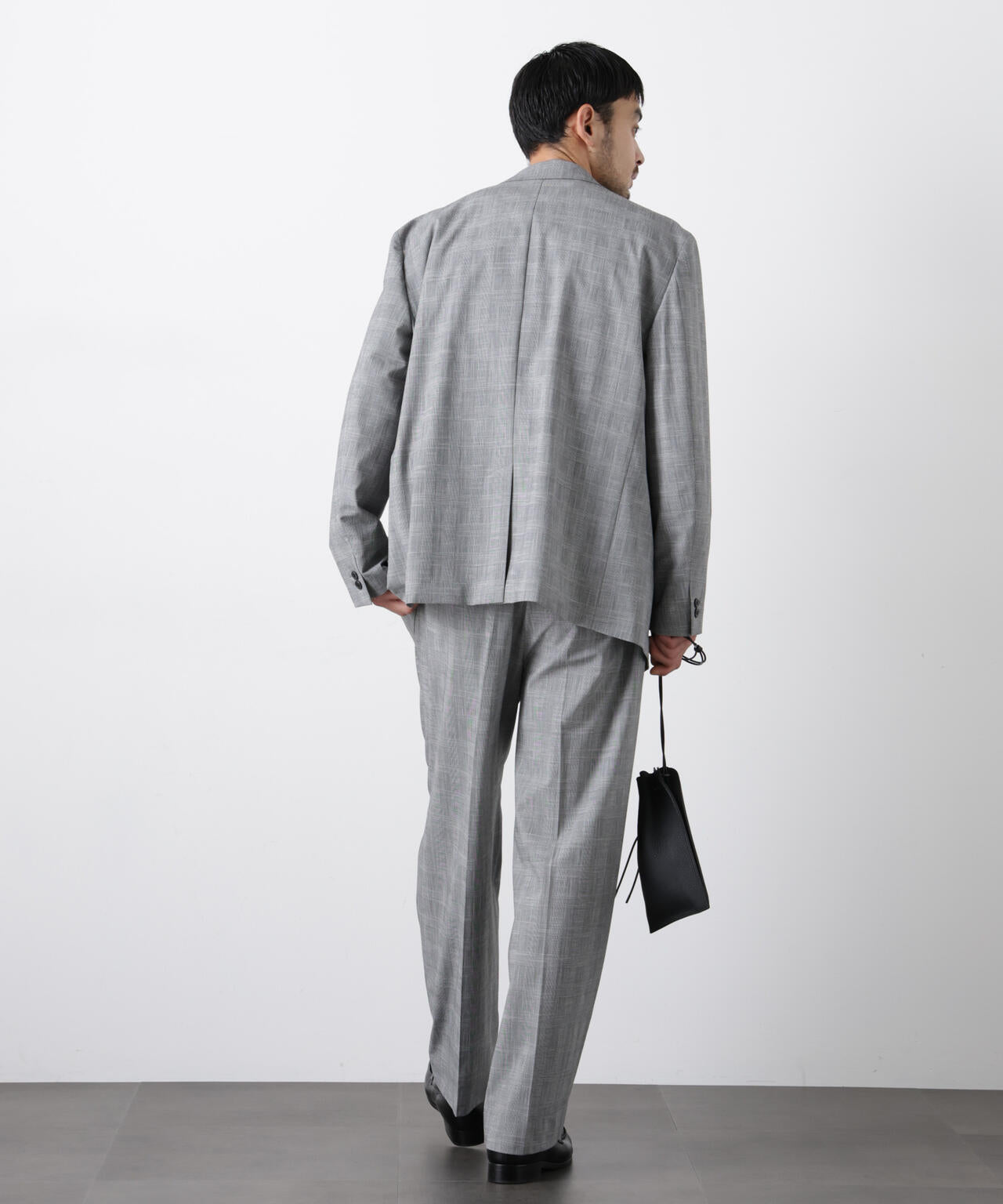 グレンチェックストレートパンツ（セットアップ可） 6686127204