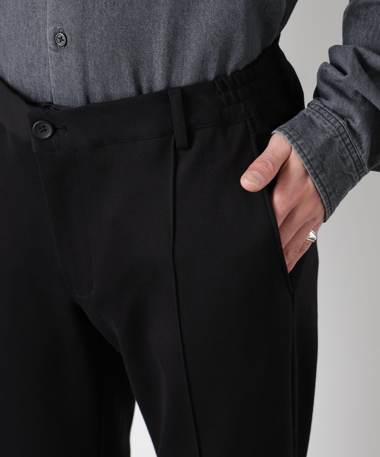 「モダンコンフォート」スリムイージースラックス 6686127207