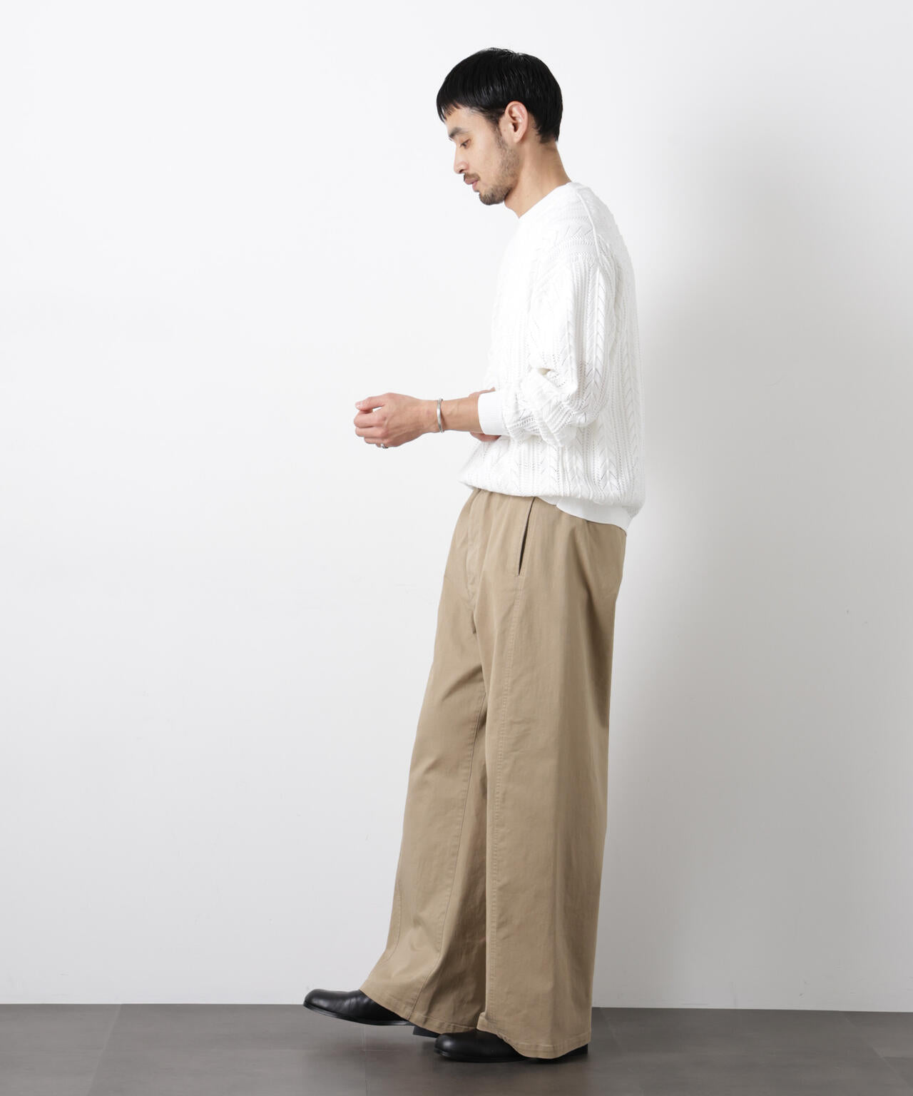 ｢ASSEMBLANC｣ベルテッド3Dパンツ 6686127211