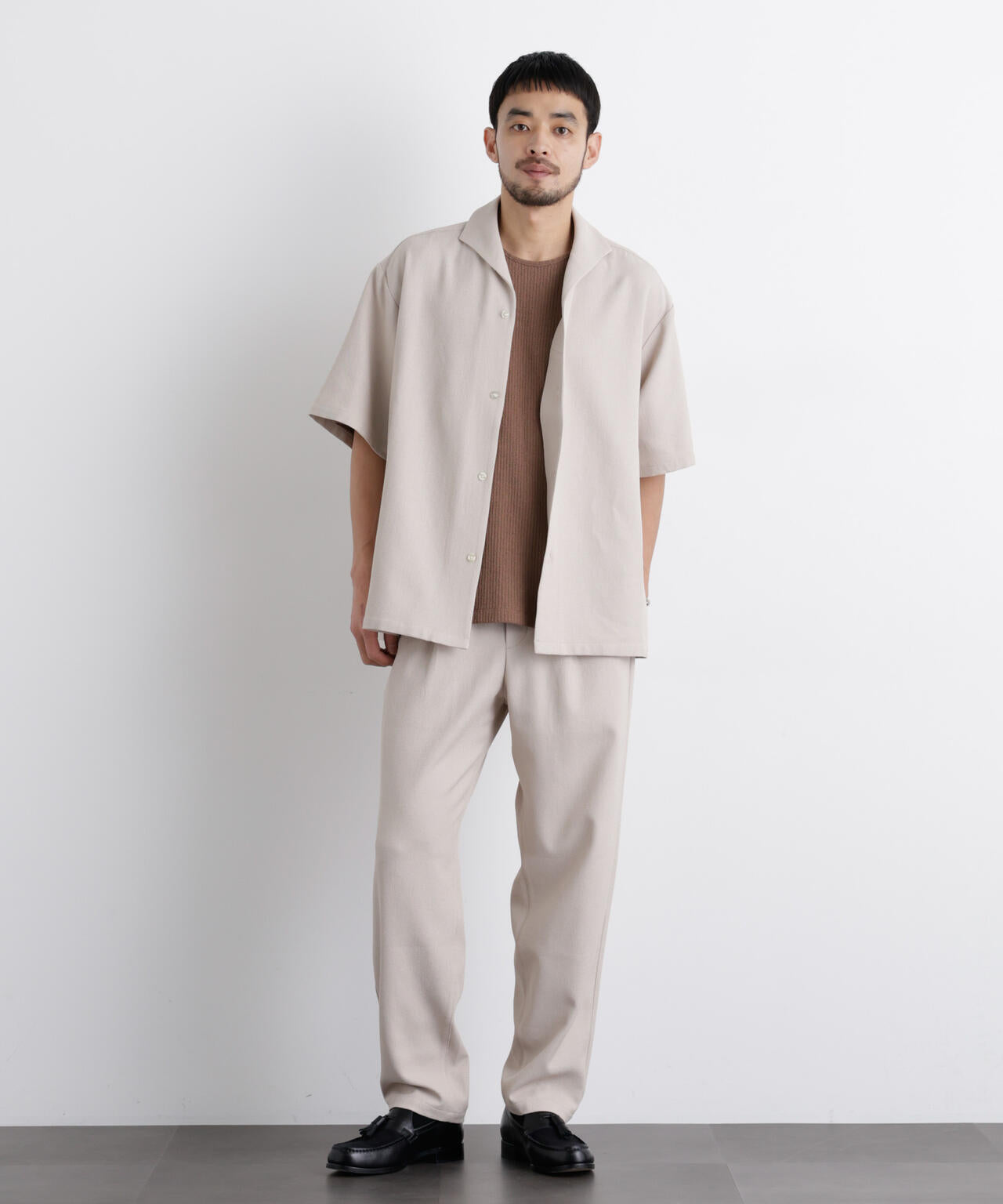 「Meaningful Continuity」coveross(R) EOS ポリエステルブッチャーリラックスワイドパンツ 6686127212