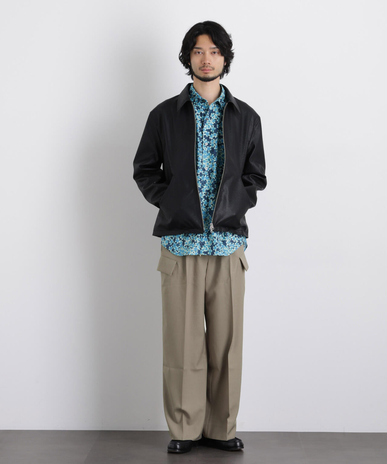 Gavante」ドライギャバワイドカーゴパンツ