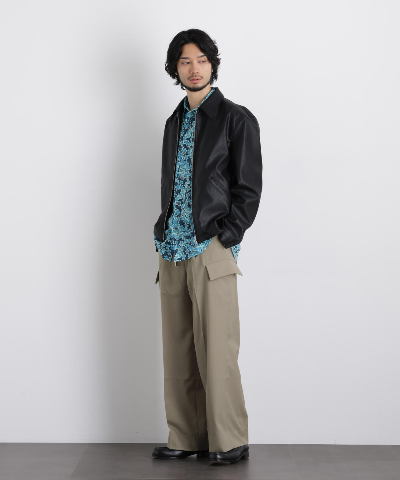 「Gavante」ドライギャバワイドカーゴパンツ 6686127216