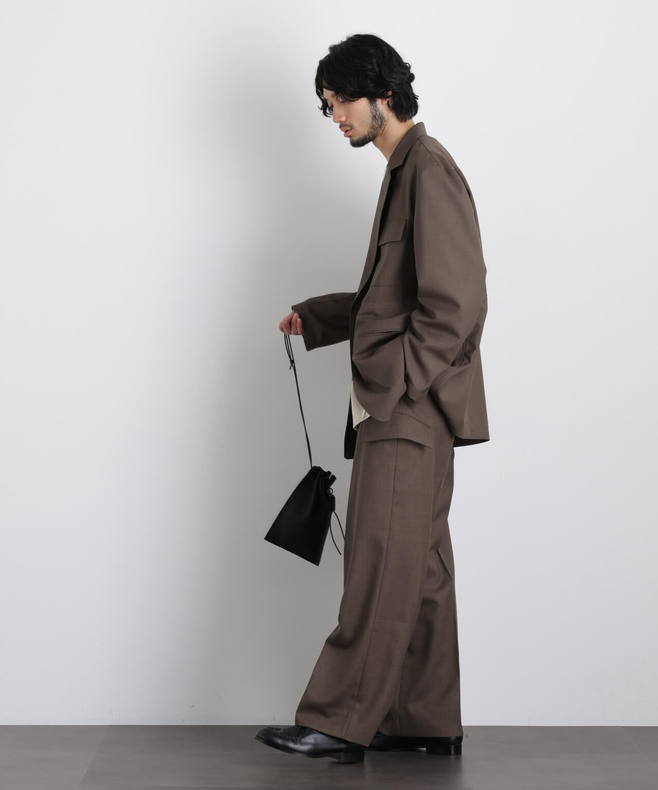 「Gavante」ドライギャバワイドカーゴパンツ 6686127216