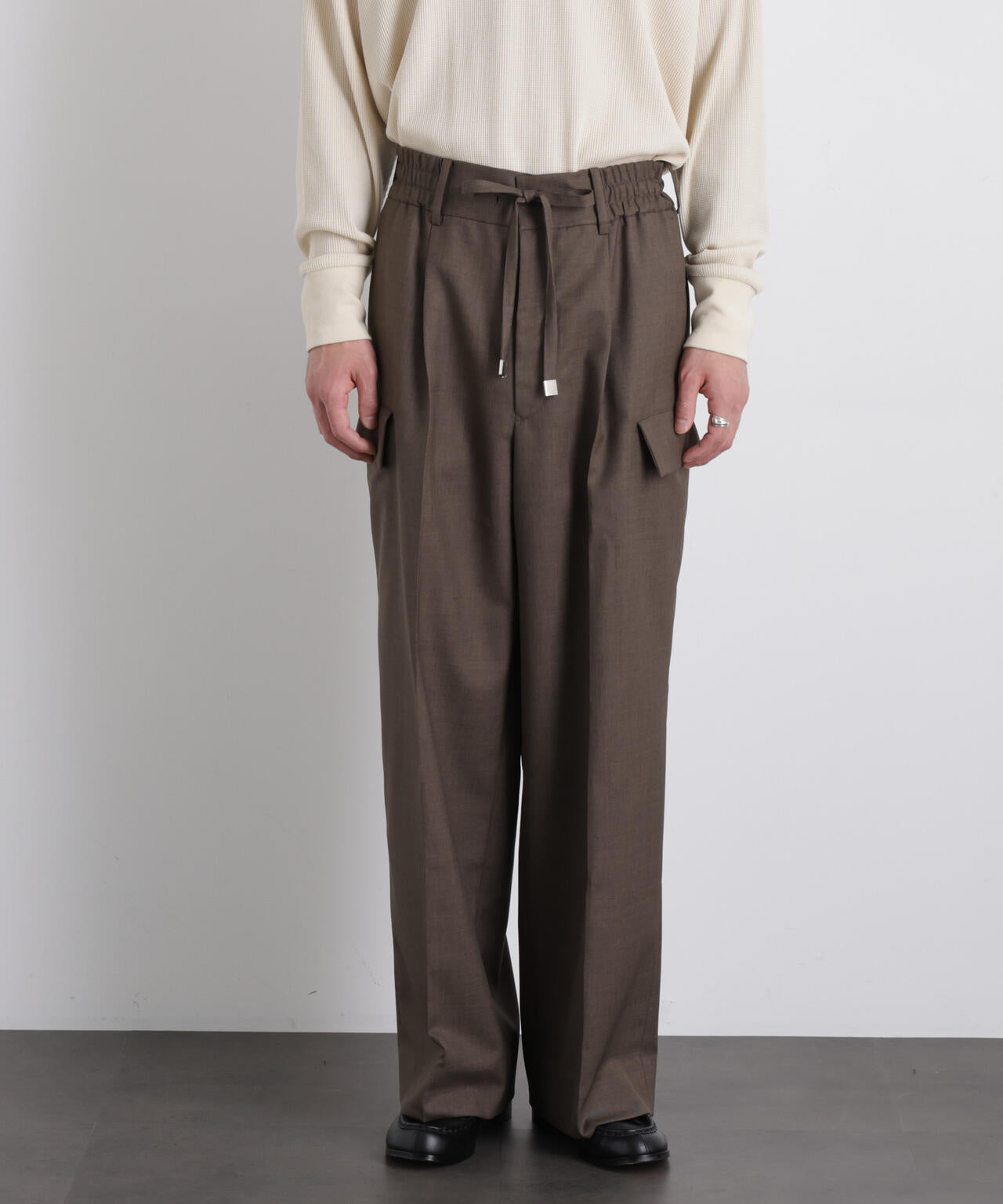 「Gavante」ドライギャバワイドカーゴパンツ 6686127216