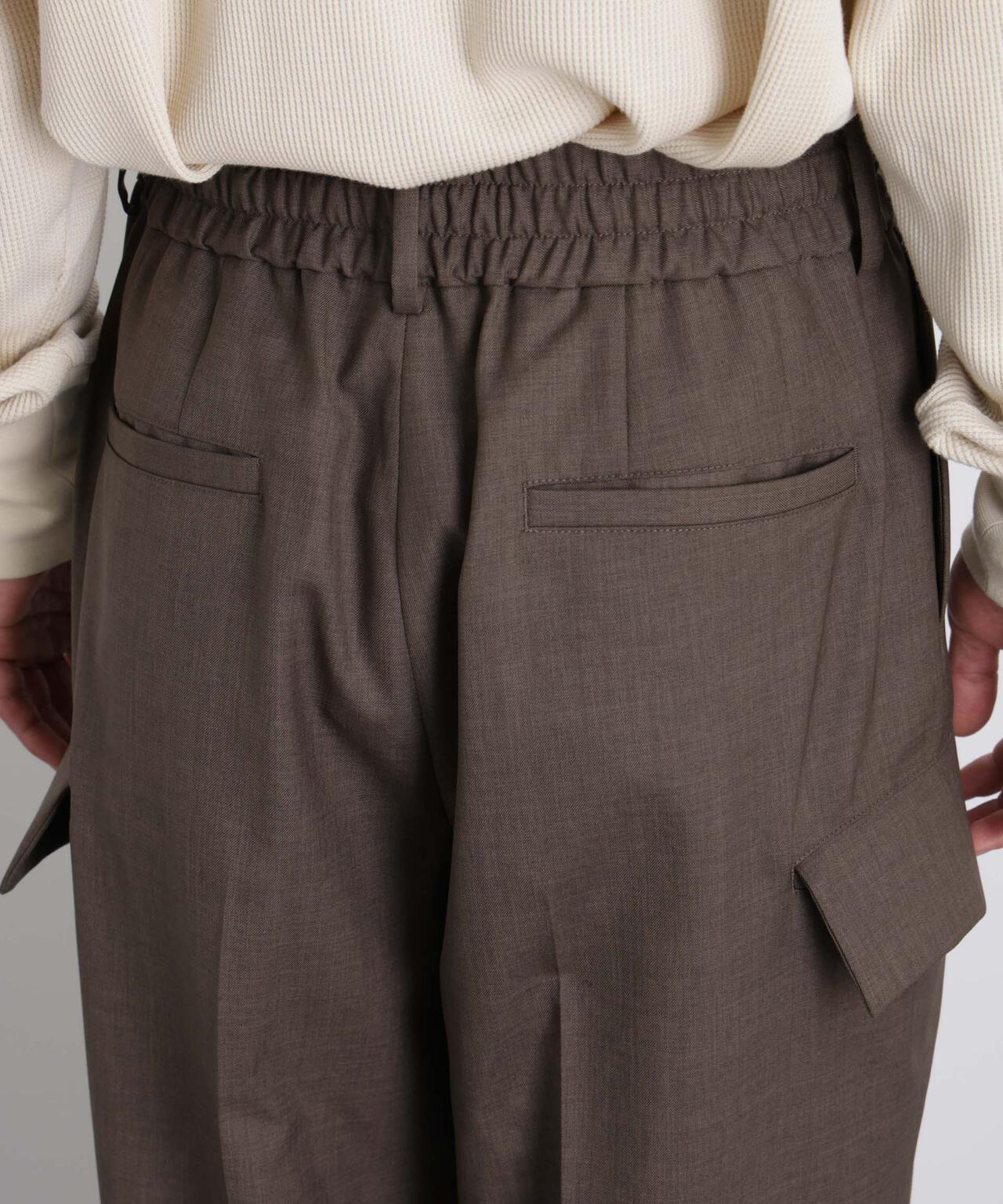 「Gavante」ドライギャバワイドカーゴパンツ 6686127216