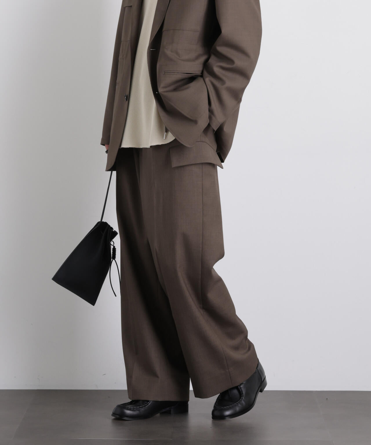 「Gavante」ドライギャバワイドカーゴパンツ 6686127216