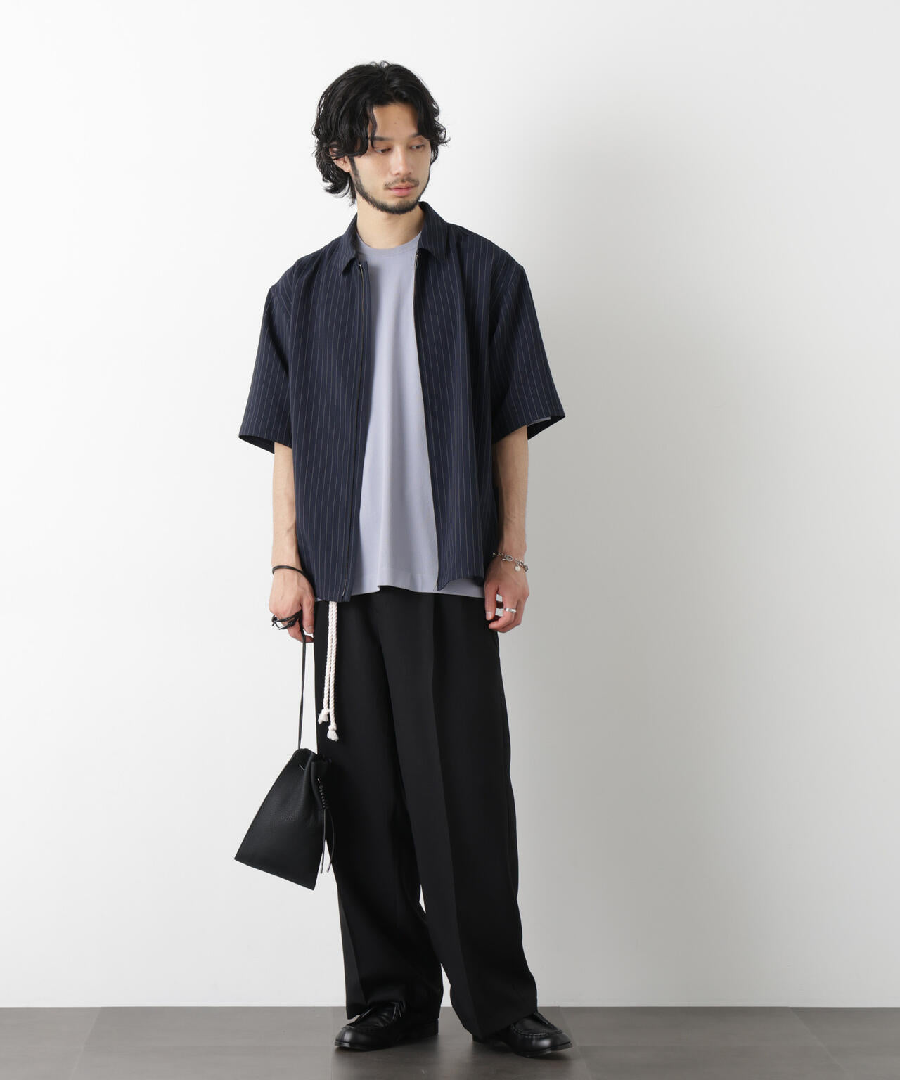 メランジドライ」ワイドスラックス(セットアップ可)
