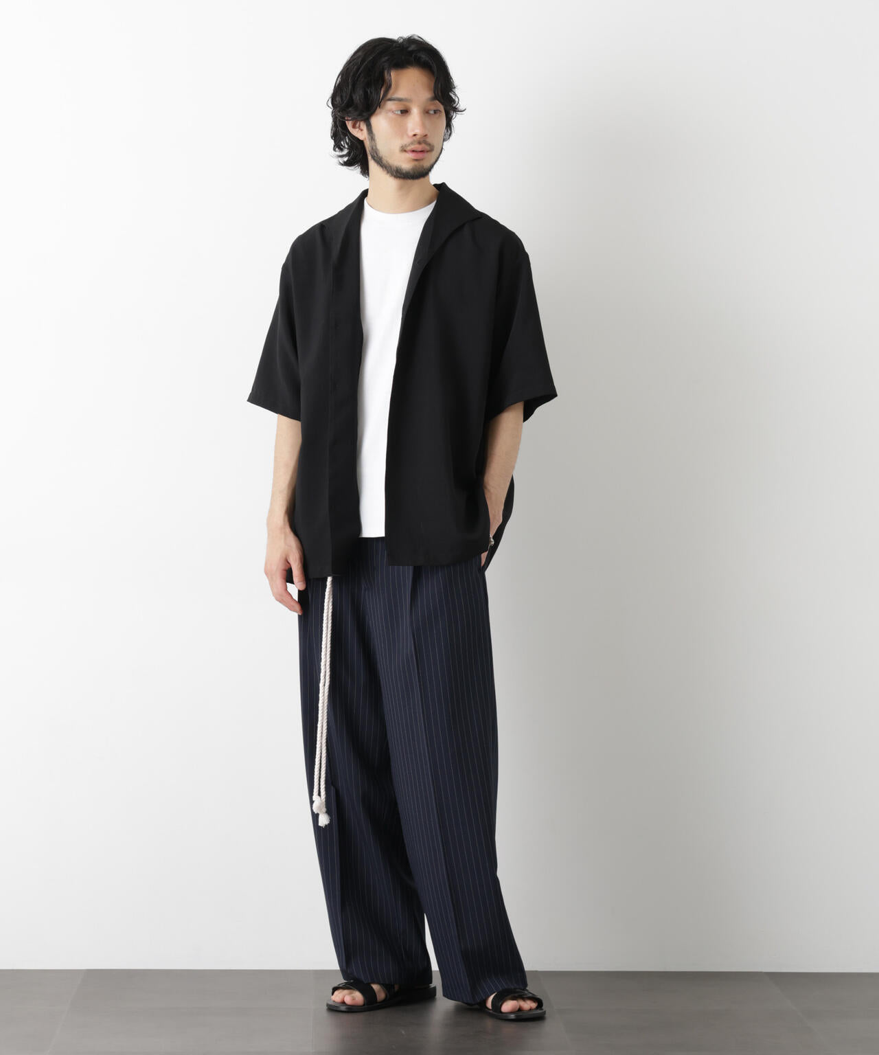 メランジドライ」ワイドスラックス(セットアップ可)