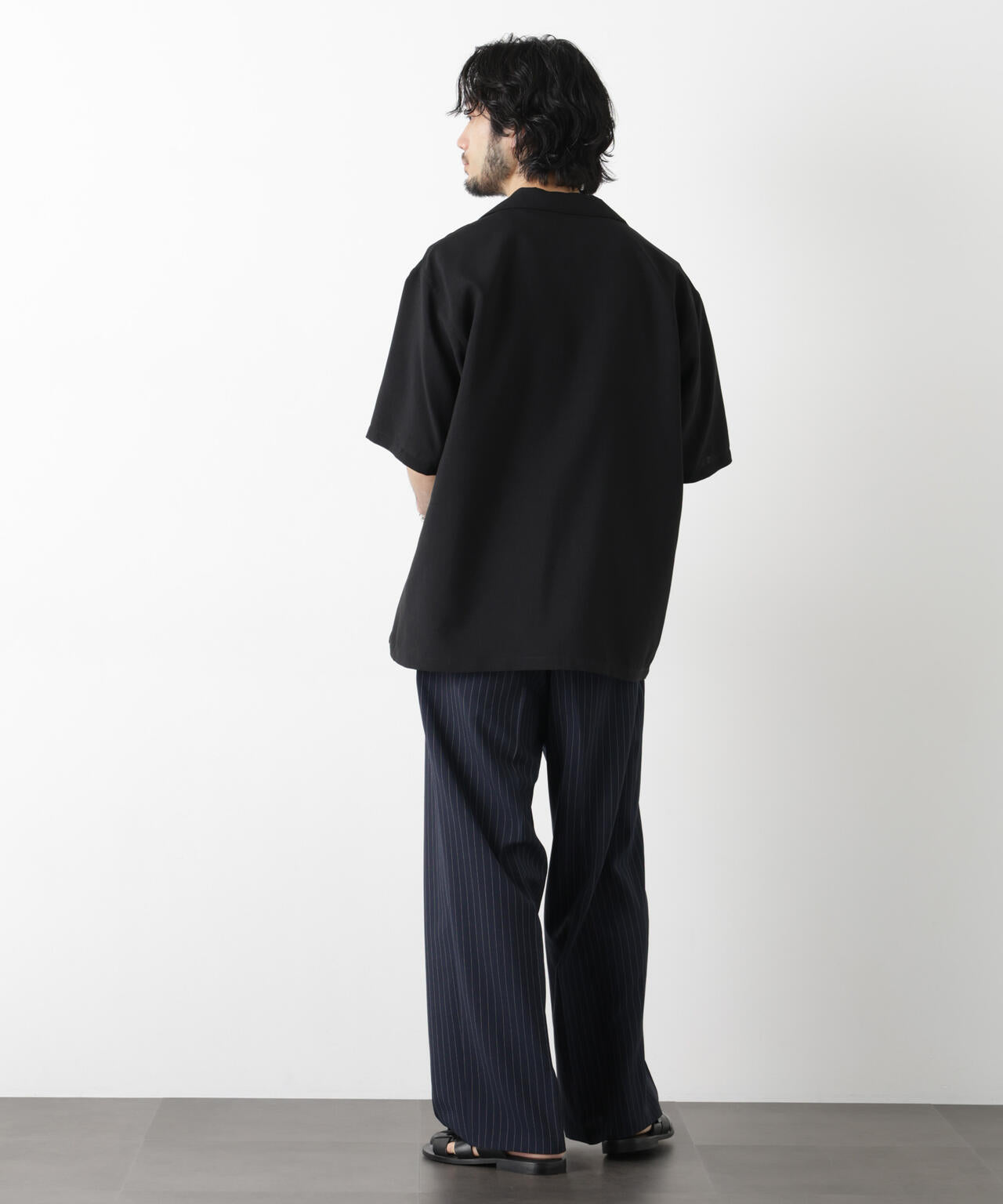 メランジドライ」ワイドスラックス(セットアップ可)