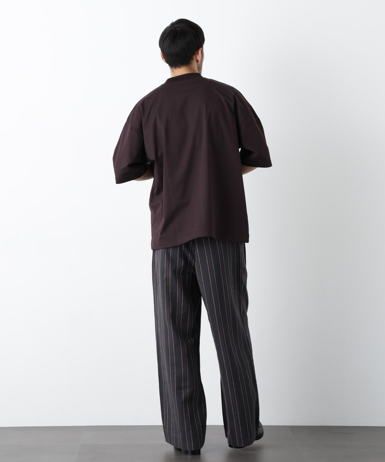 ｢FRENCH LINEN｣ ストライプスラックス 6686127218