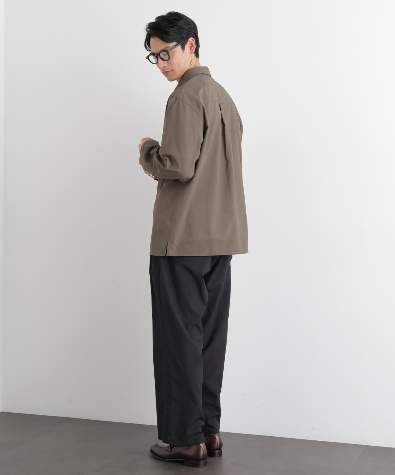 テクニカルリネンライク2タックイージースラックス/吸水速乾・接触冷感・UVカット（セットアップ可） 6686127221