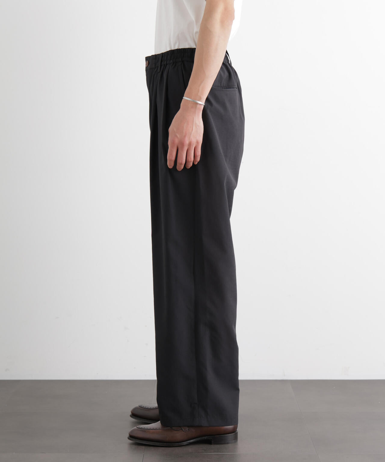 テクニカルリネンライク2タックイージースラックス/吸水速乾・接触冷感・UVカット（セットアップ可） 6686127221