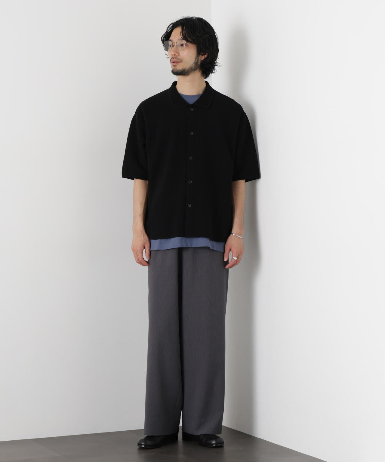 ｢OtoNANO｣大人のワイドパンツ Reflax(R) ECOウエザークロスパンツ 6686127222