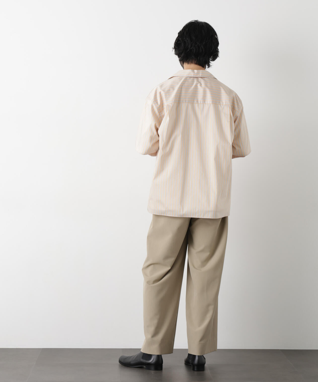 ｢OtoNANO｣大人のワイドパンツ Reflax(R) ECOウエザークロスパンツ 6686127222
