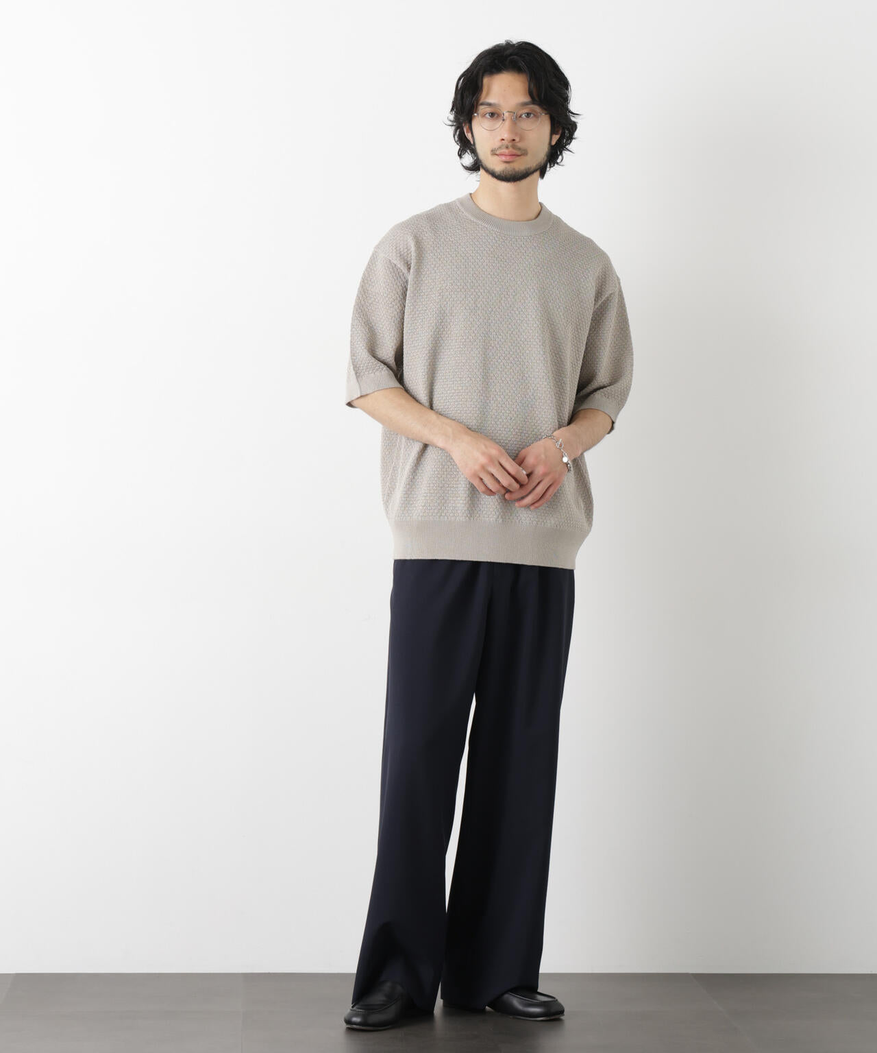 OtoNANO｣大人のワイドパンツ Reflax(R) ECOウエザークロスパンツ