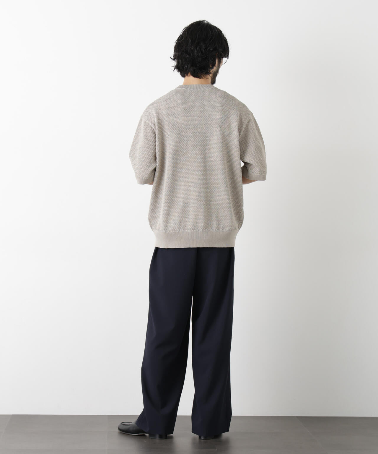 ｢OtoNANO｣大人のワイドパンツ Reflax(R) ECOウエザークロスパンツ 6686127222