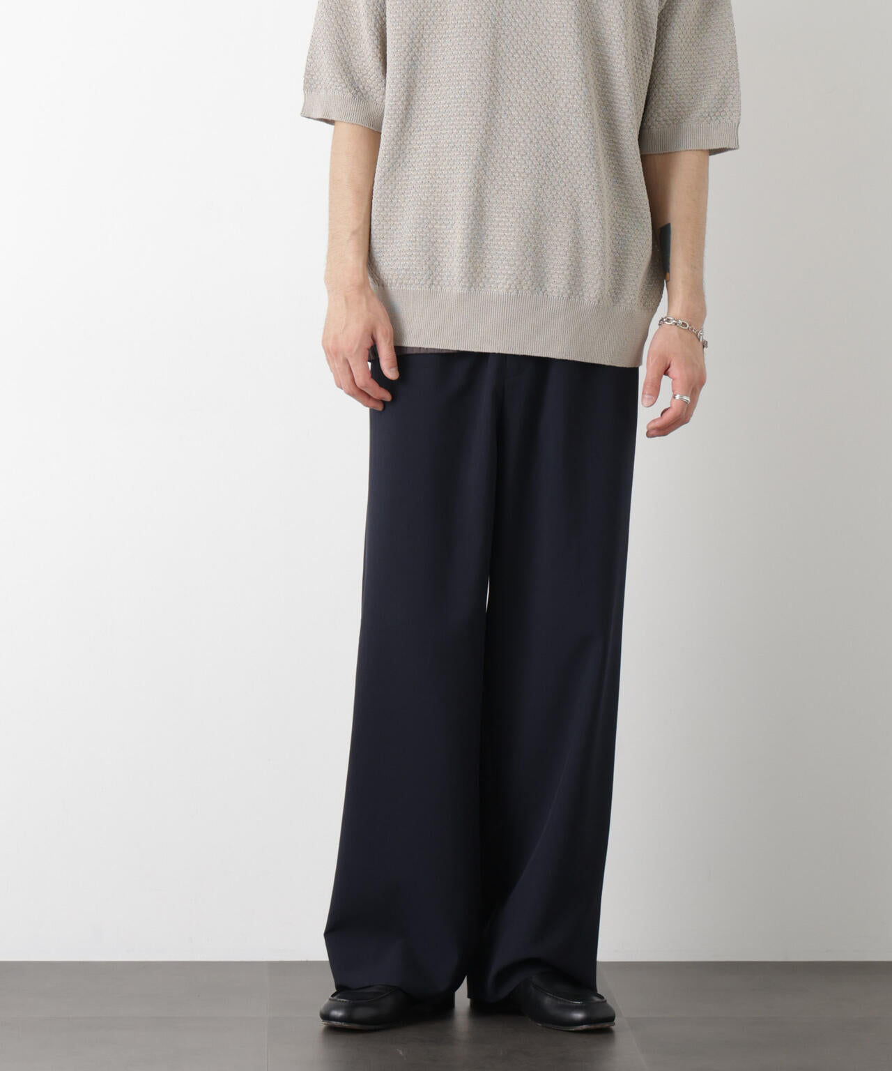 OtoNANO｣大人のワイドパンツ Reflax(R) ECOウエザークロスパンツ