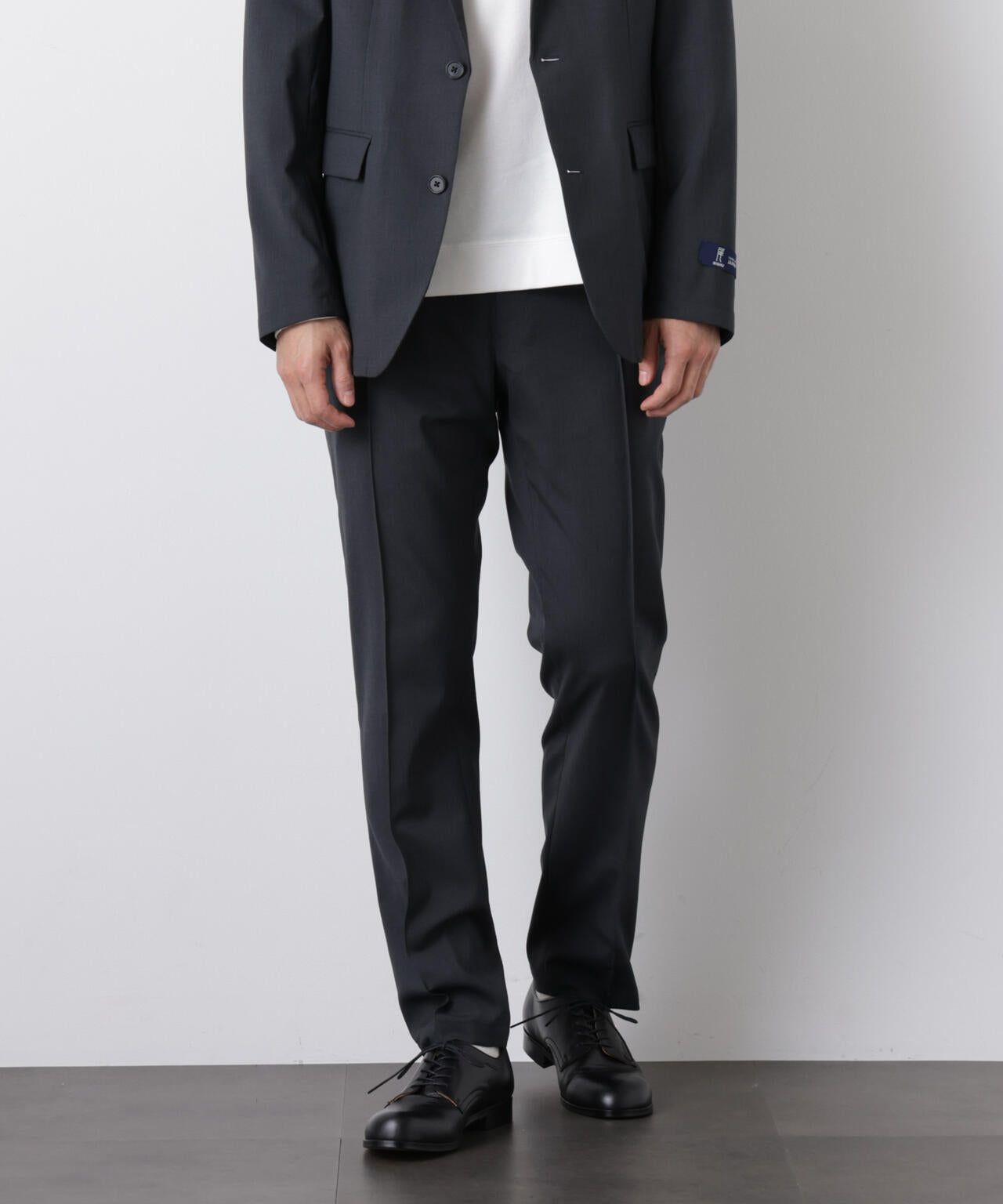 DamerinoSelect｣JAPANfabricウールストレッチパンツ（セットアップ可）