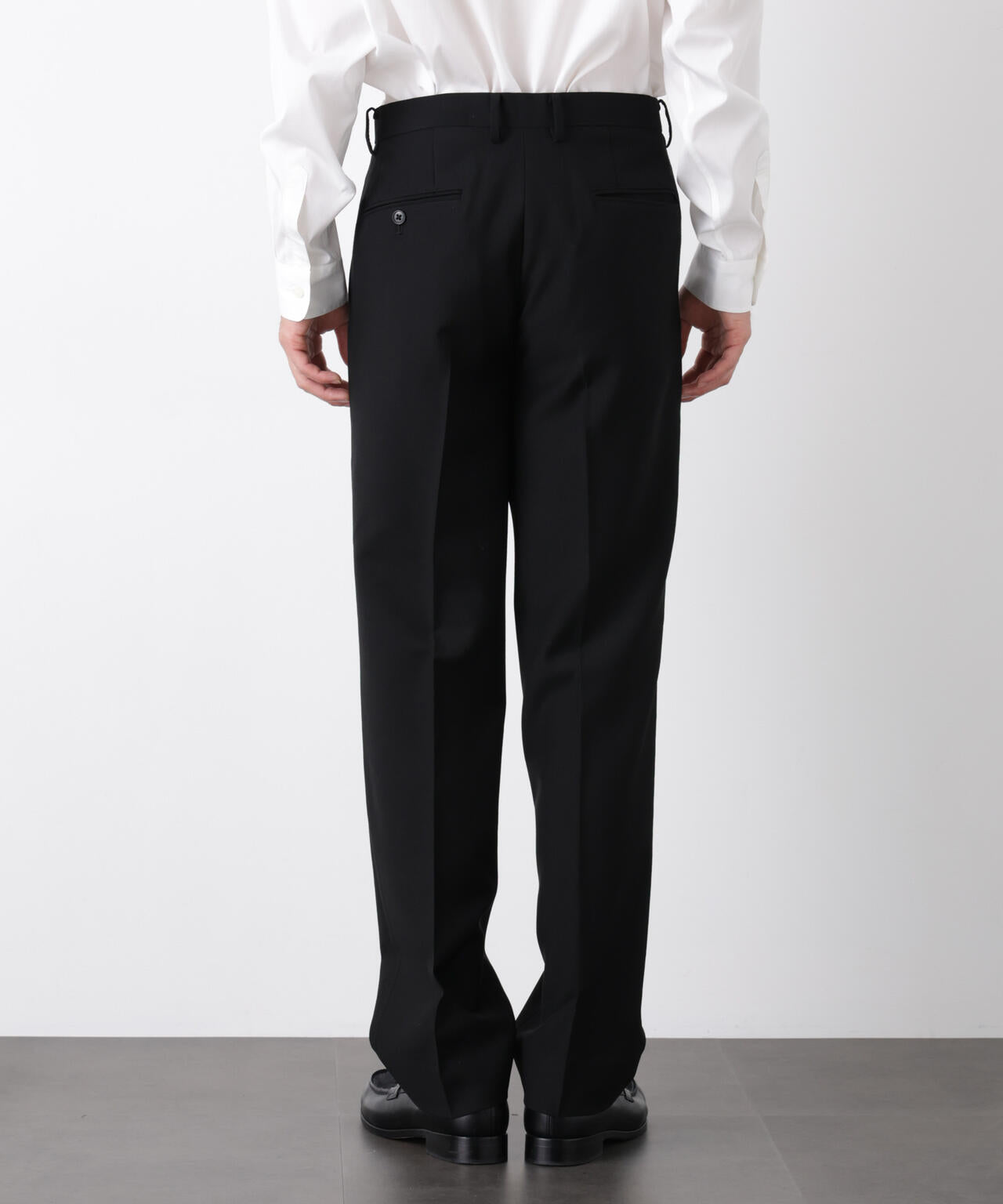 ｢Damerino Formal｣ ブラックフォーマルオールシーズンパンツ(セットアップ可) 6686129205