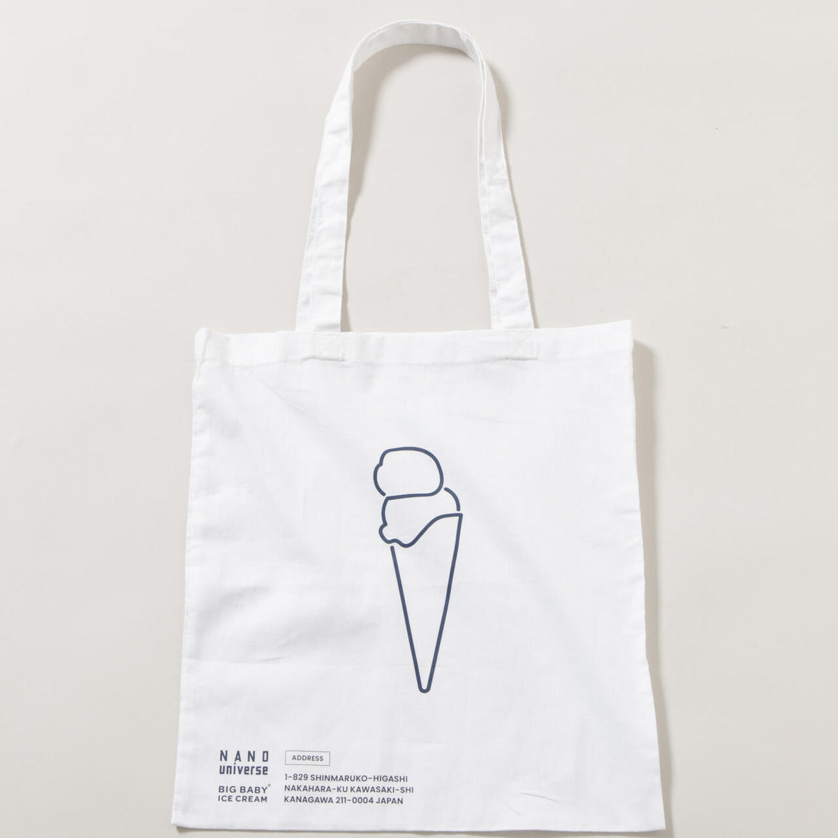 BIG BABY ICE CREAM×NANO universe スーベニアトートバッグ