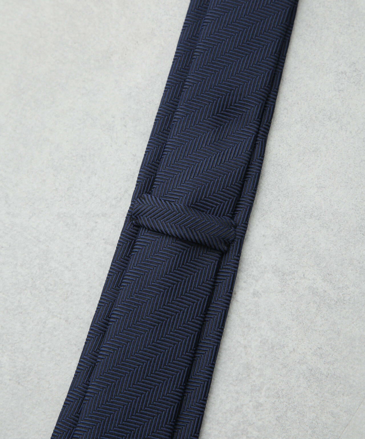 京都西陣ウォッシャブルヘリンボーンソリッドネクタイ 6686142201
