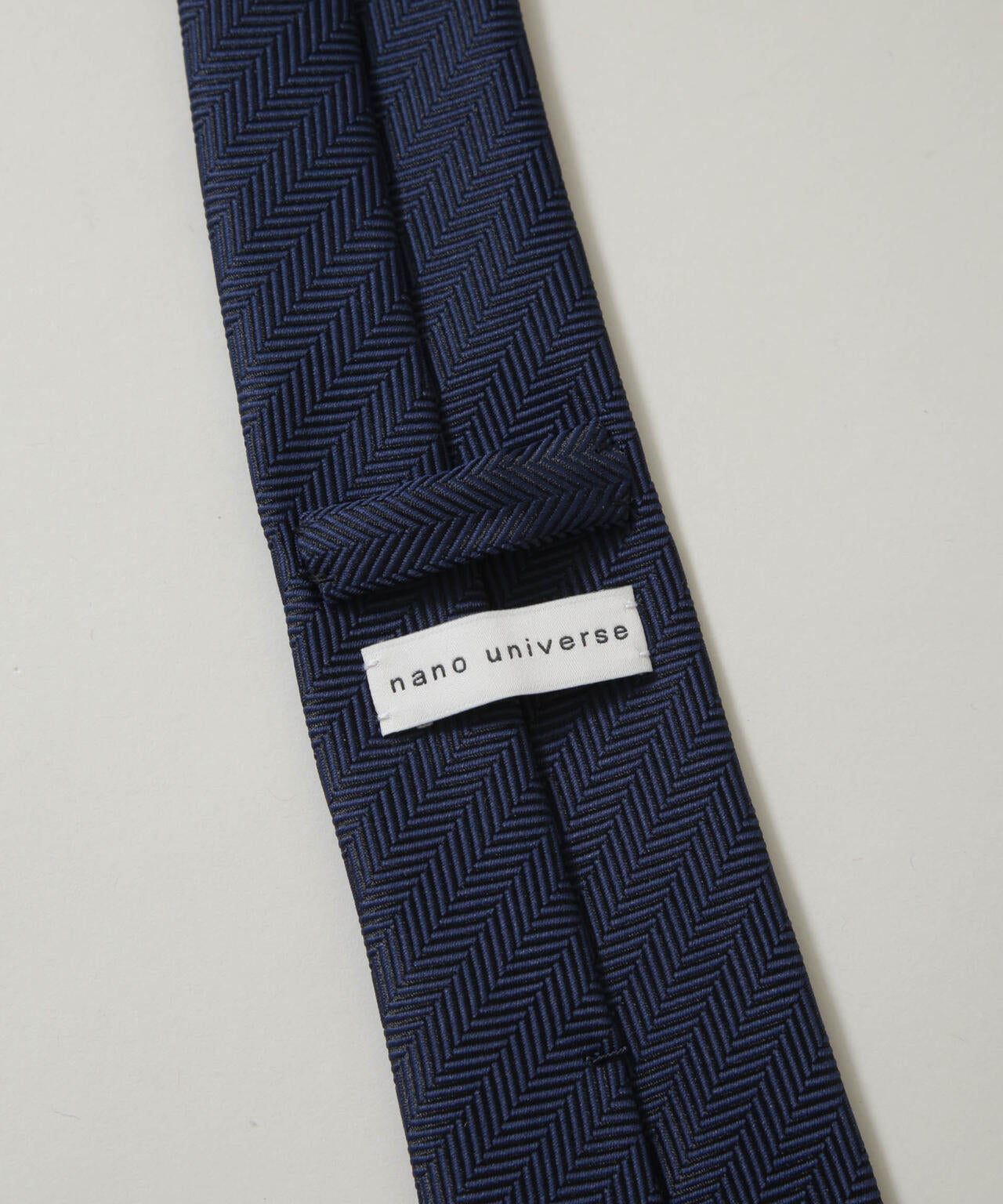 京都西陣ウォッシャブルヘリンボーンソリッドネクタイ 6686142201