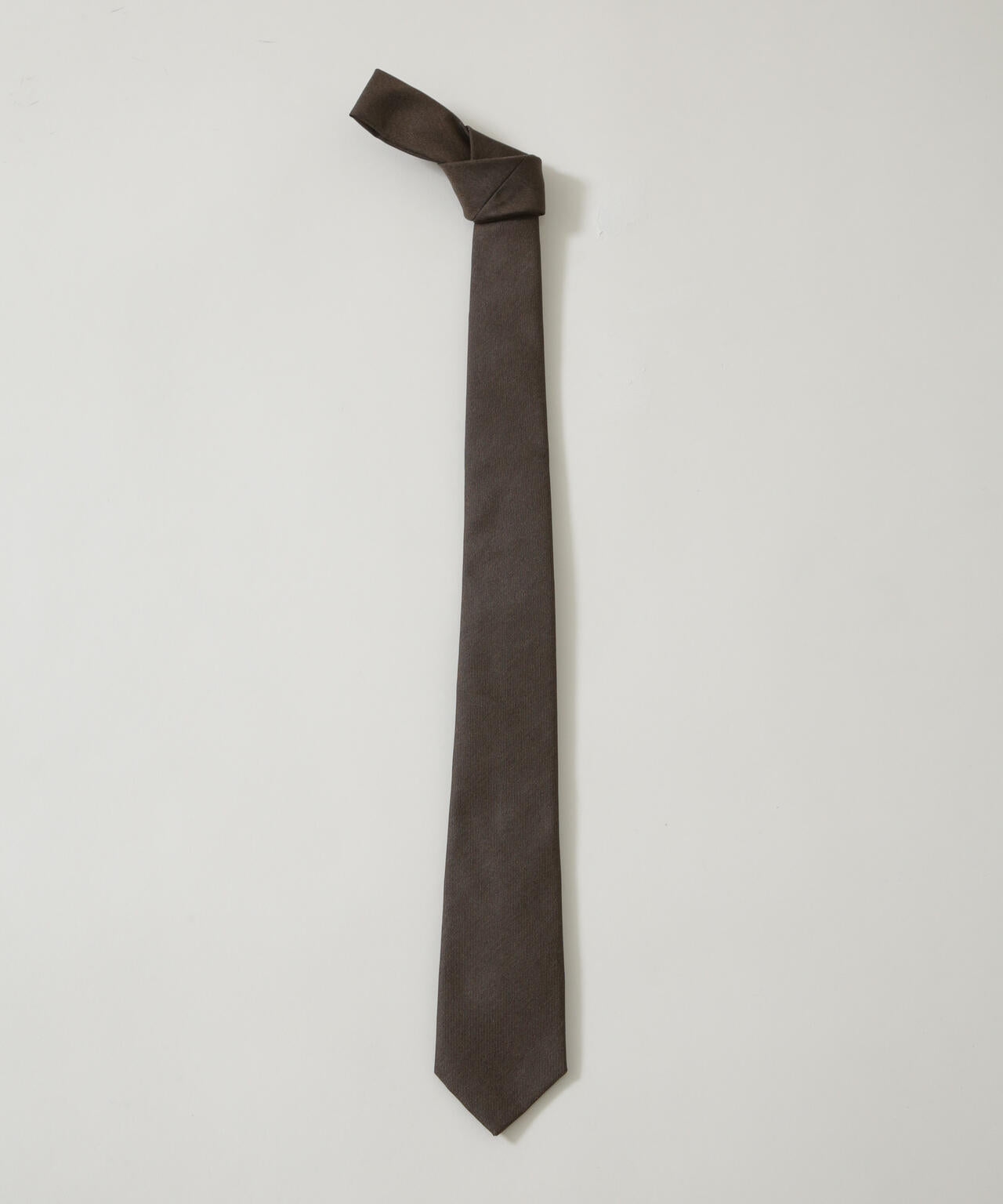 京都西陣ウォッシャブルメランジソリッドネクタイ 6686142205