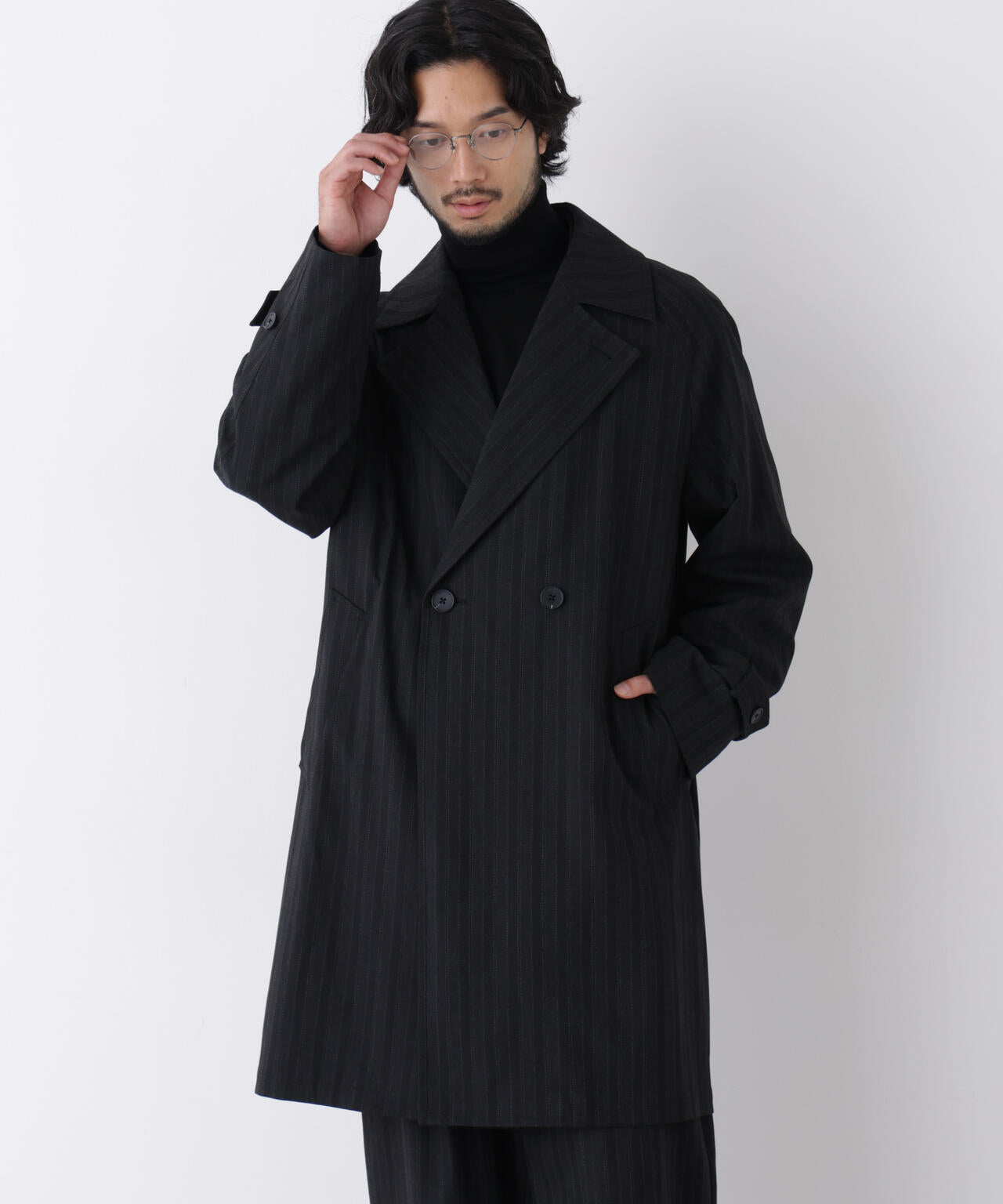 ｢DELEGANT｣ ダブルブレストコート 6686211208