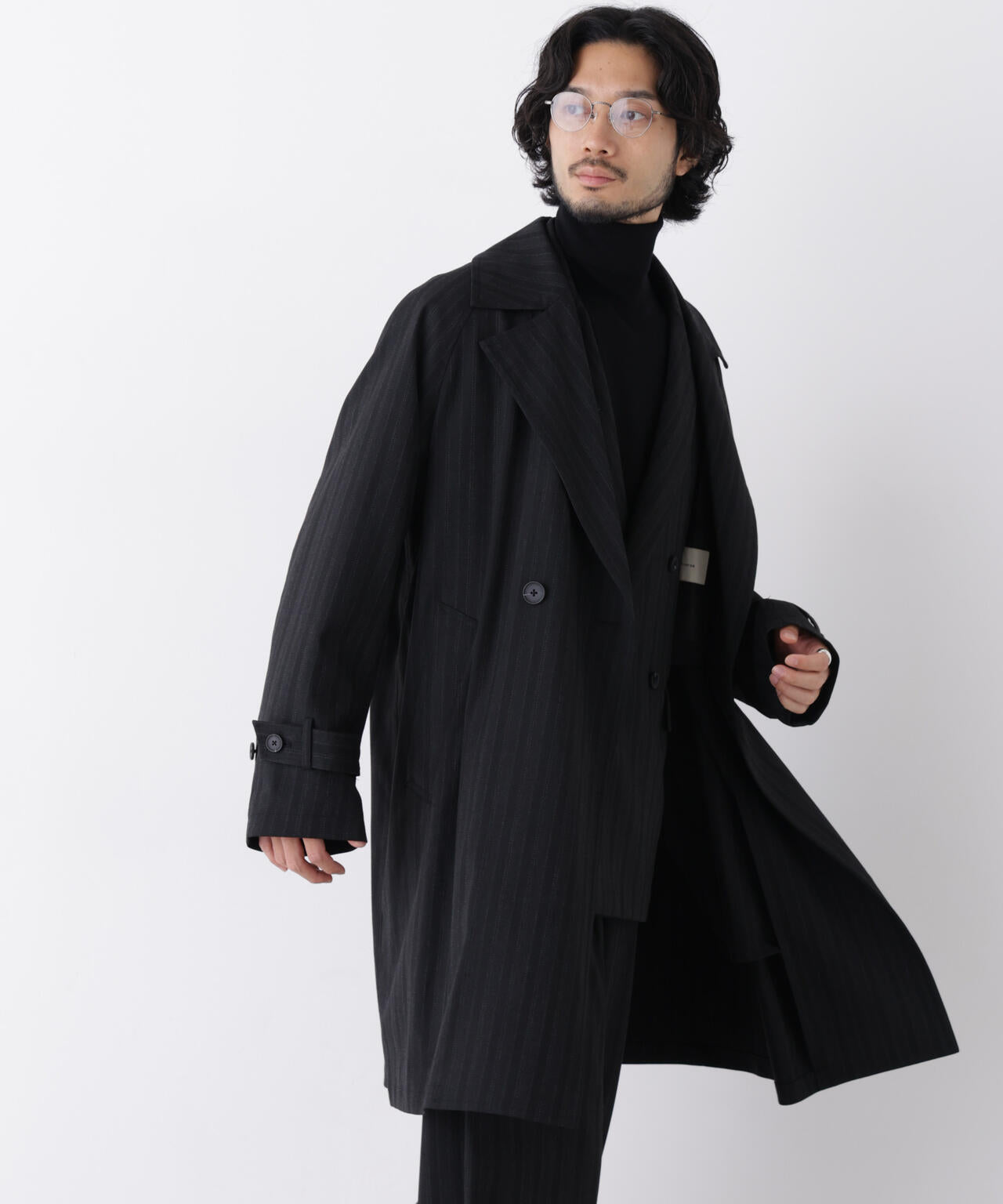 ｢DELEGANT｣ ダブルブレストコート 6686211208