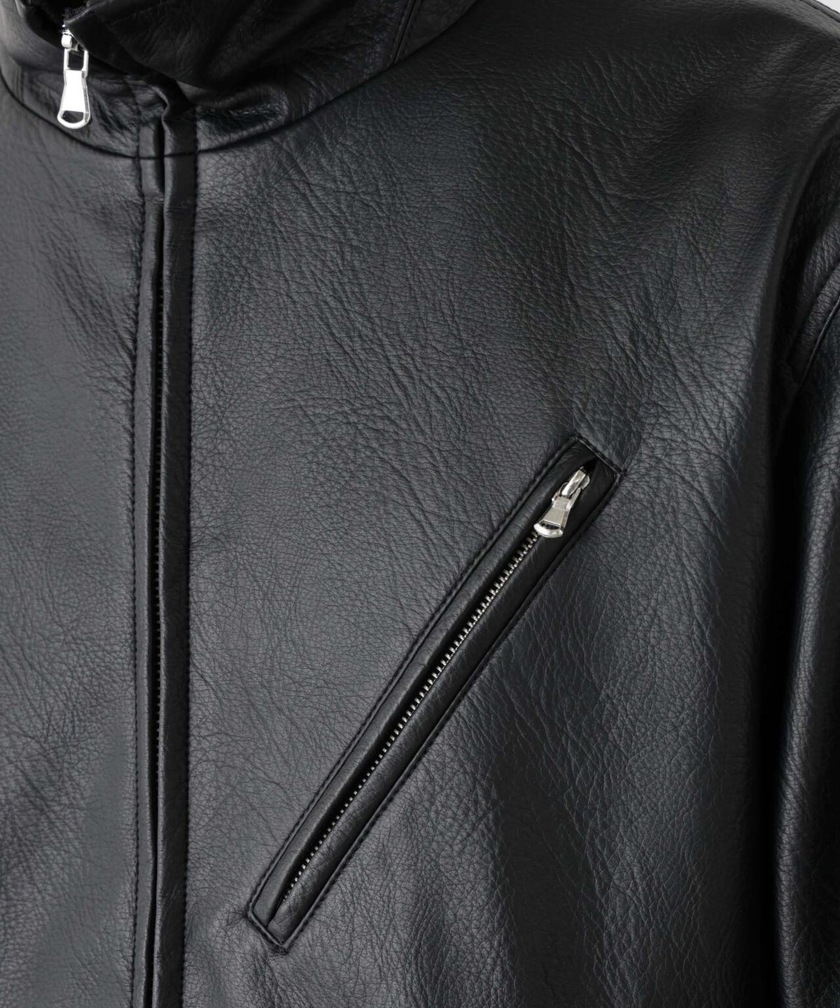 「SURPLUS」 フェイクレザーブルゾン 6686212208