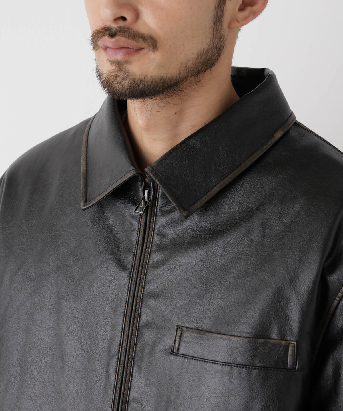 「SURPLUS」フェイクレザーフライトジャケット 6686212218
