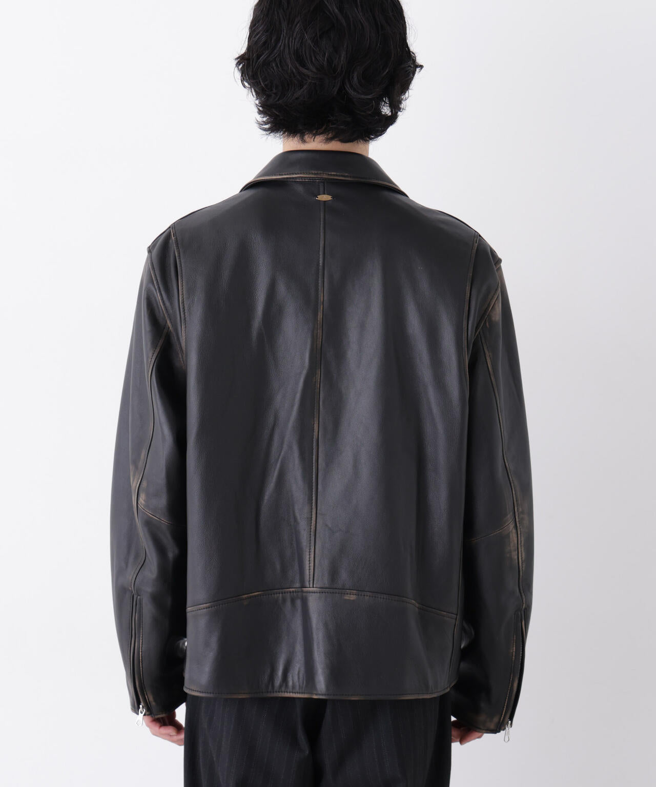 ｢ASSEMBLANC｣ レザーダブルライダース 6686213201