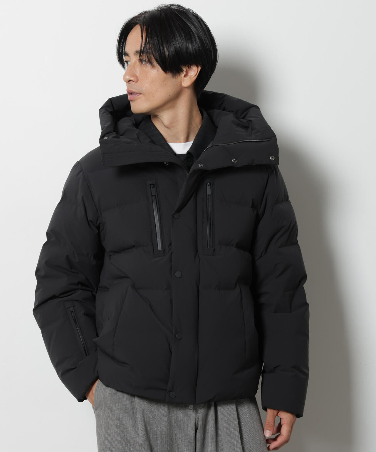 「西川ダウン(R)」SOLOTEXショートダウン 6686214203