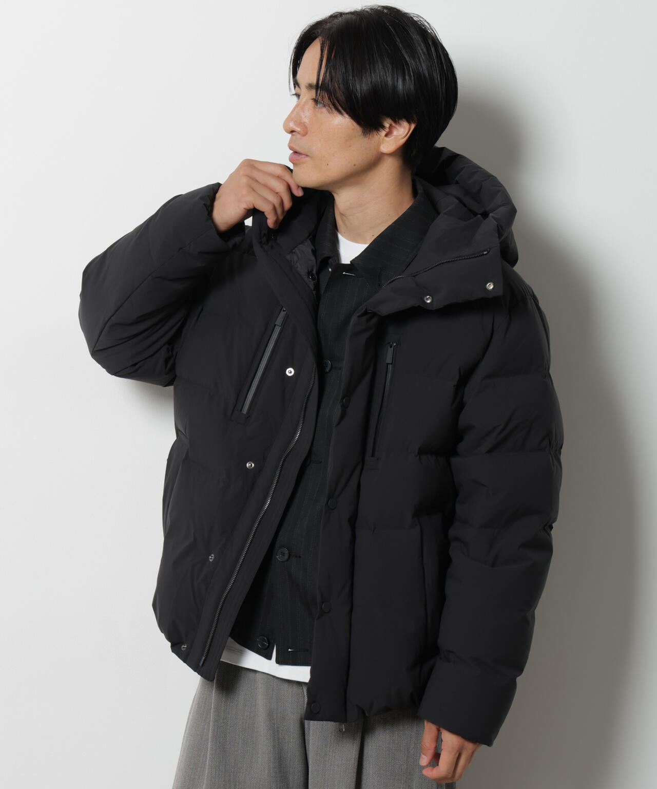「西川ダウン(R)」SOLOTEXショートダウン 6686214203