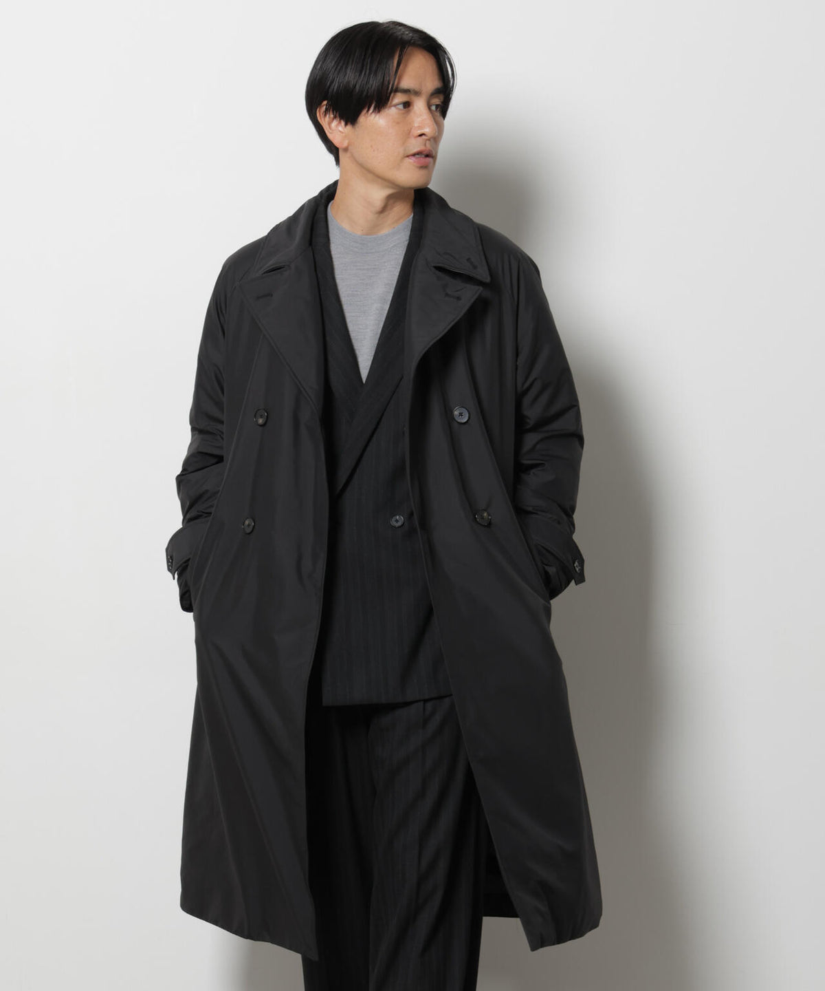 ｢ASSEMBLANC｣ ｢西川ダウン(R)｣ トレンチコート 6686214212