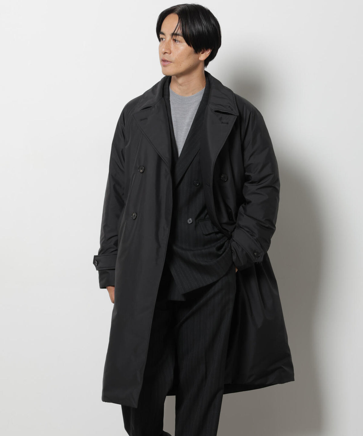 ｢ASSEMBLANC｣ ｢西川ダウン(R)｣ トレンチコート 6686214212